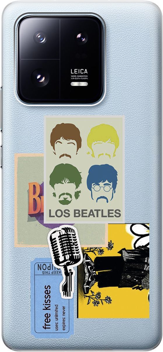 

Чехол на Xiaomi 13 Pro с 3D принтом "Beatles Stickers" прозрачный, Прозрачный;бежевый, 158976