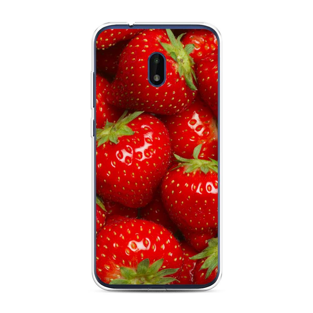 

Чехол Awog на Nokia C1 Plus / Нокиа C1 Plus "Клубника", Красный;зеленый, 124650-10