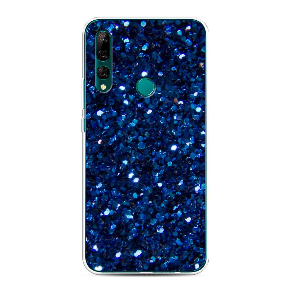 фото Чехол awog "синие блестки рисунок" для huawei y9 prime 2019