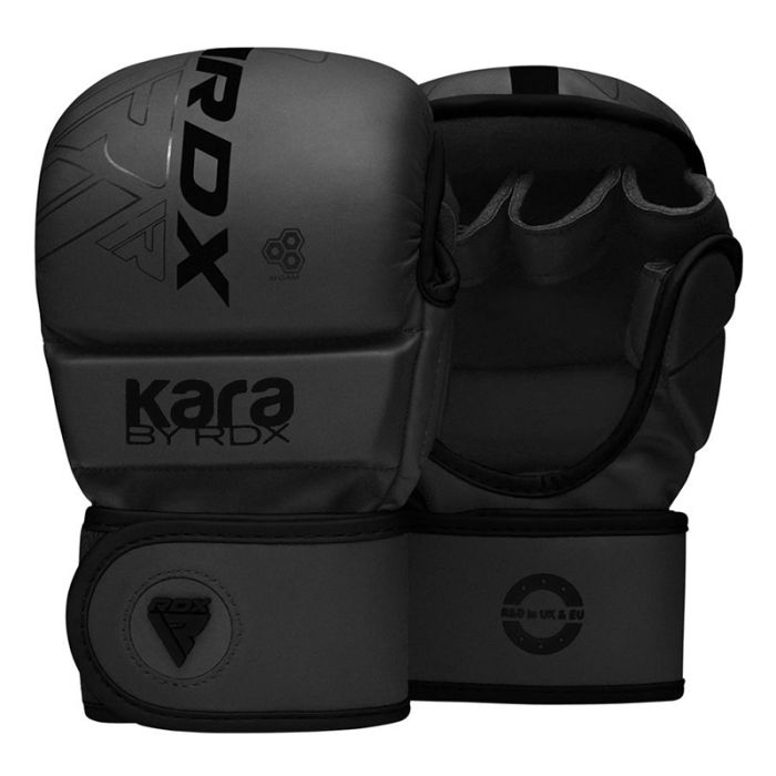 

Перчатки для ММА спарринговые RDX Kara F6 черные M, Черный, 2329.0