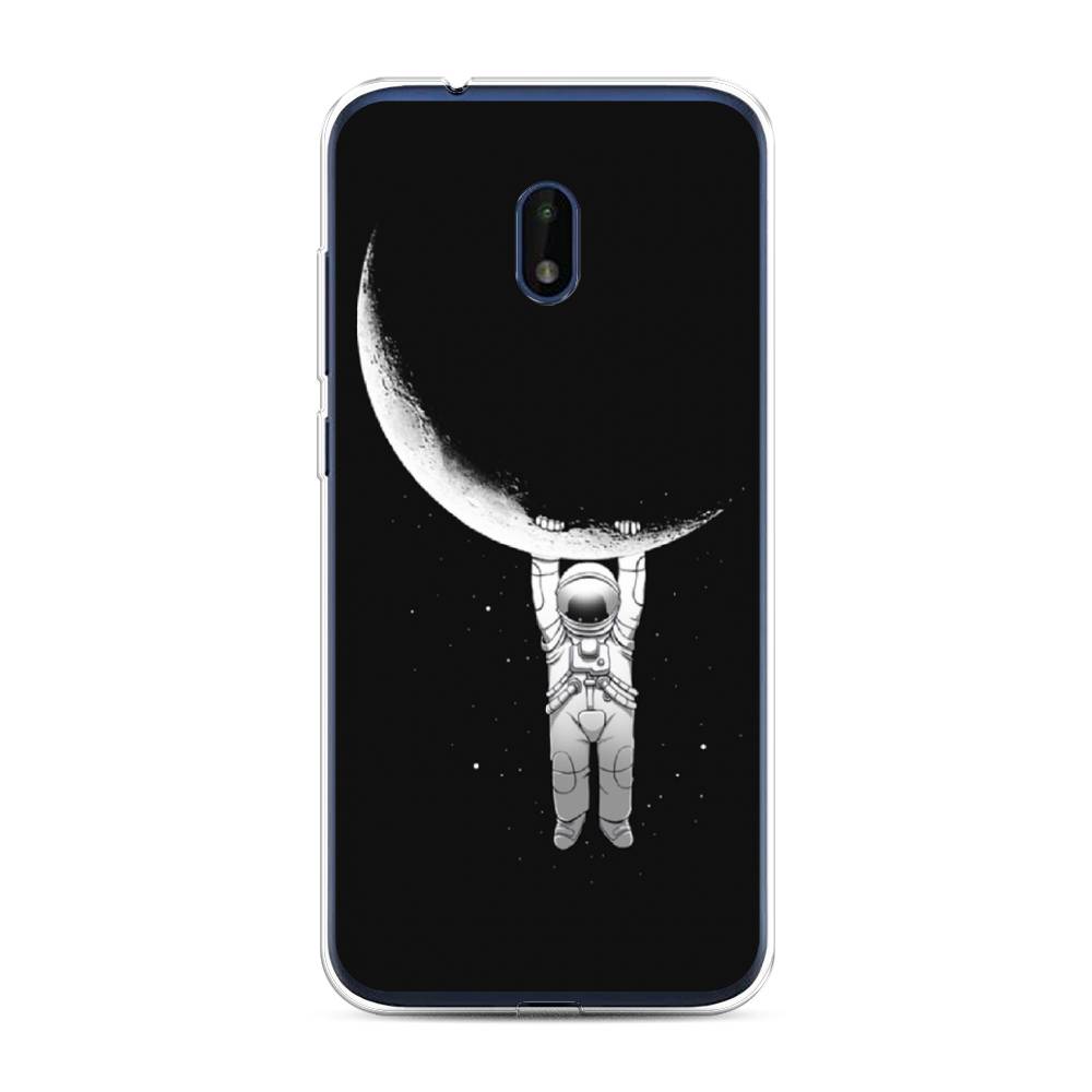 

Чехол Awog на Nokia C1 Plus / Нокиа C1 Plus "Космонавт", Белый;черный, 124650-4