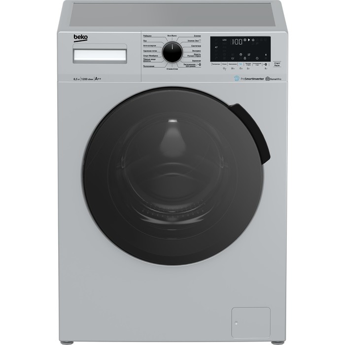 Стиральная машина Beko WSPE6H616S серый, черный