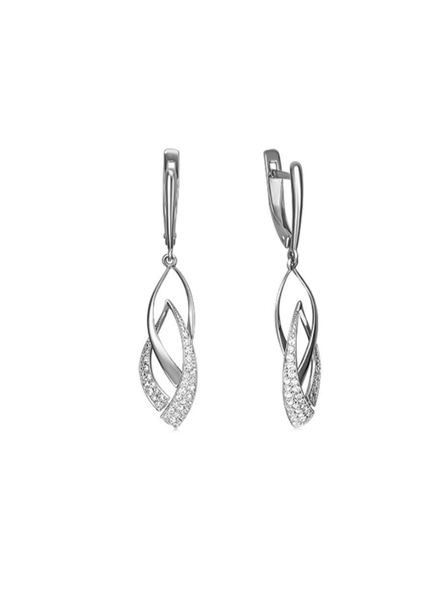 

Серьги из белого золота с фианитом PLATINA jewelry 02-3583-00-401-1120-32, 02-3583-00-401-1120-32