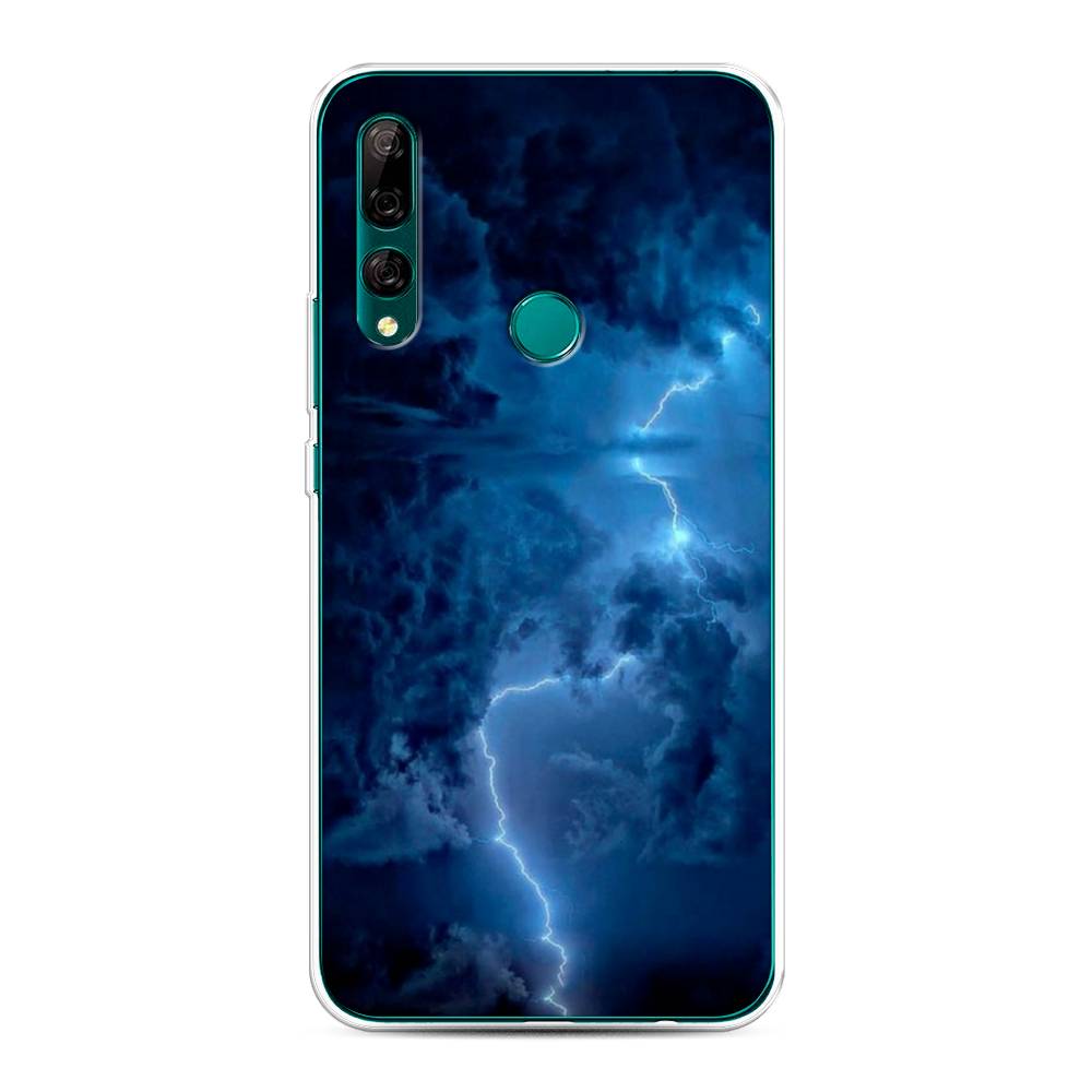 

Чехол Awog на Huawei Y9 Prime 2019 "Молния", Синий, 611950-4