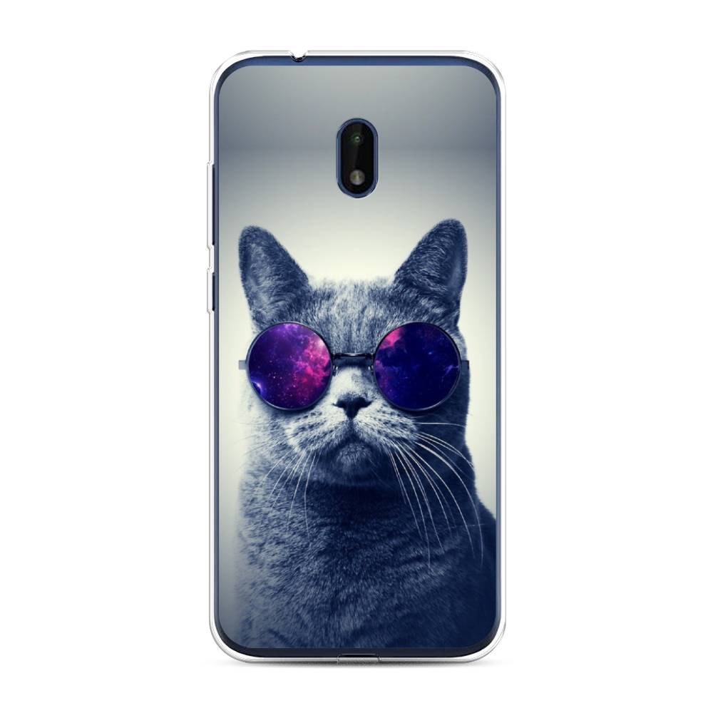

Чехол Awog на Nokia C1 Plus / Нокиа C1 Plus "Космический кот", Красный, 124650-1