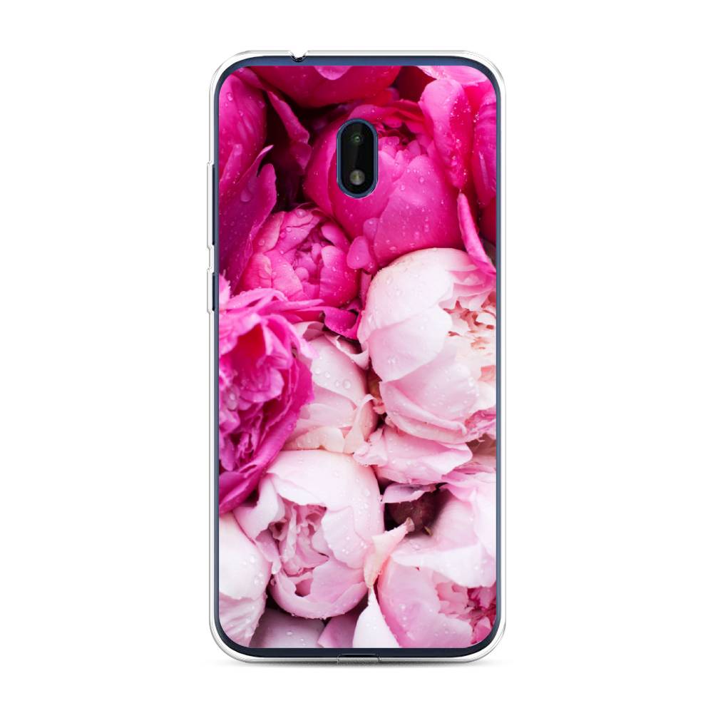 

Чехол Awog на Nokia C1 Plus / Нокиа C1 Plus "Пионы розово-белые", 124650-8