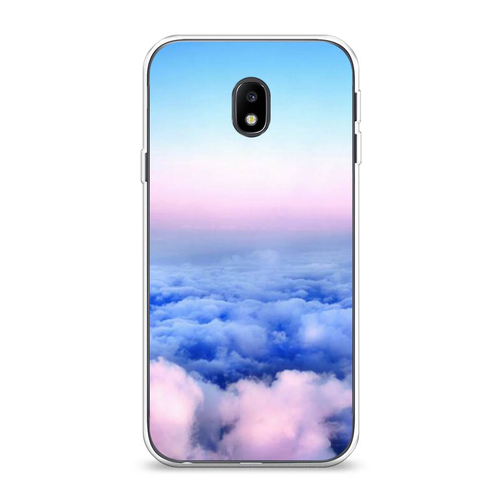 

Чехол Awog на Samsung Galaxy J3 2017 / Самсунг J3 2017 "Облака", Голубой;розовый, 22550-4