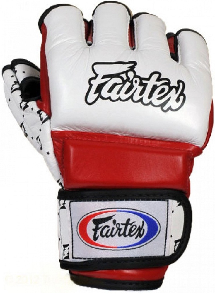 Перчатки MMA Fairtex Sparring Gloves FGV17 White/Red M