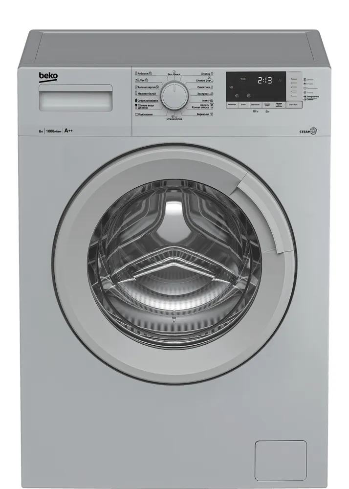 

Стиральная машина Beko WSRE6512ZSS Light twist, WSRE6512ZSS