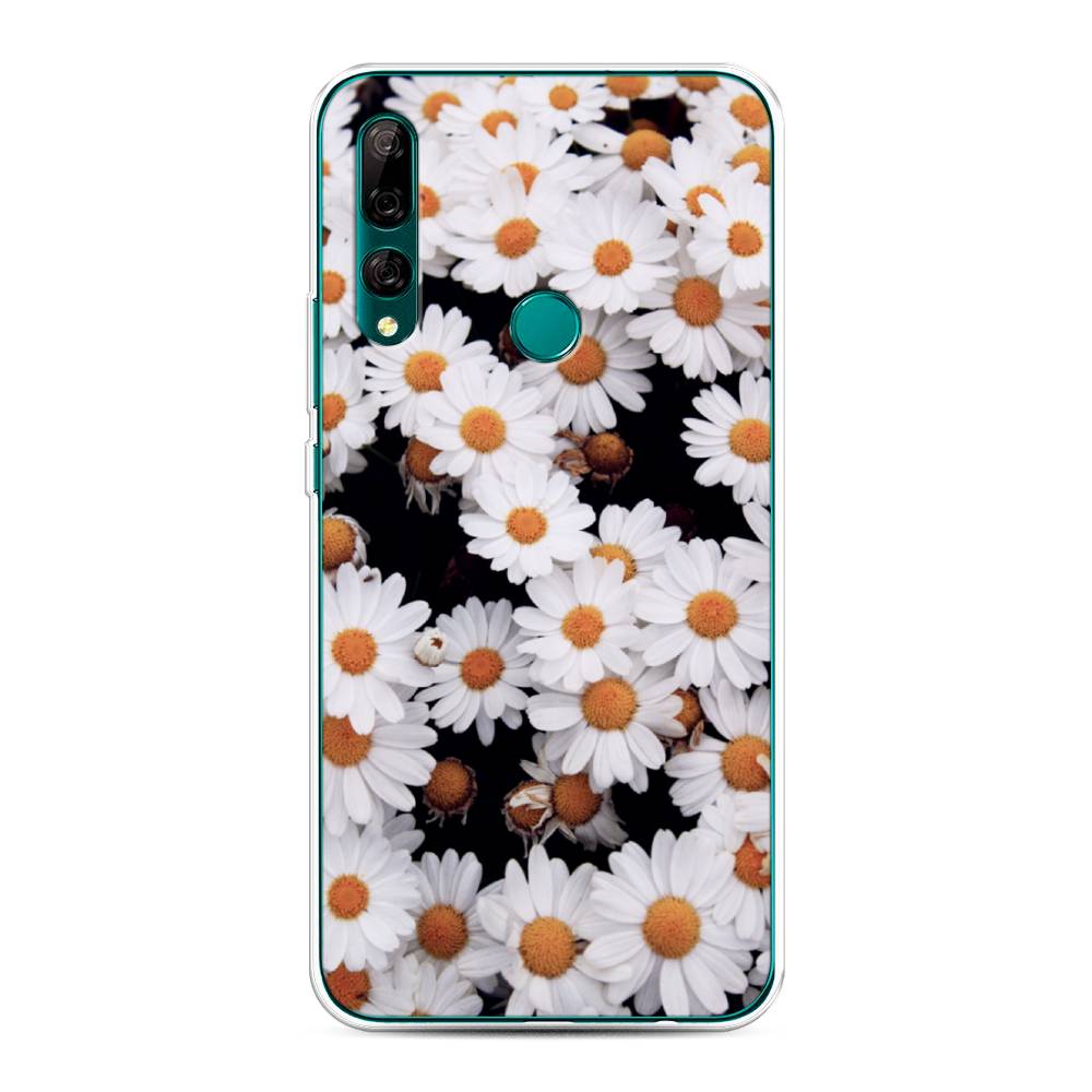 

Чехол Awog на Huawei Y9 Prime 2019 "Ромашковое поле", Белый, 611950-4