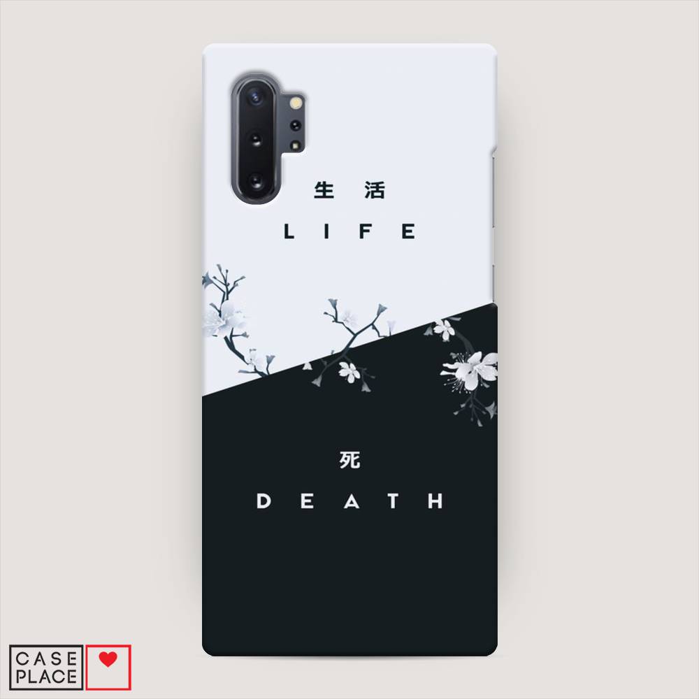 фото Пластиковый чехол "life and death" на samsung galaxy note 10 + awog