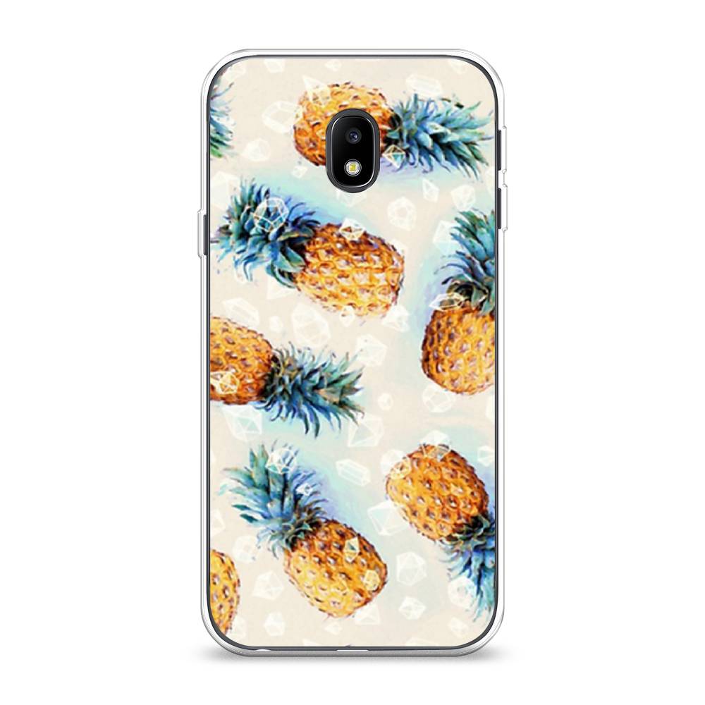 

Чехол Awog на Samsung Galaxy J3 2017 / Самсунг J3 2017 "Ананасы", Бежевый, 22550-3
