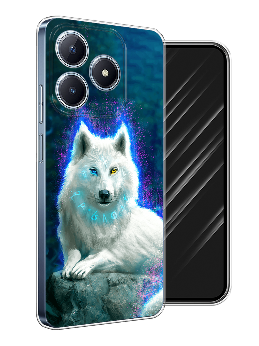 

Чехол Awog на Realme C63 "Белоснежный волк", Белый;зеленый;фиолетовый, 2517350-1