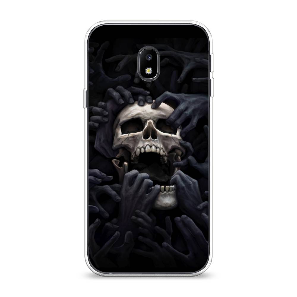 

Чехол Awog на Samsung Galaxy J3 2017 / Самсунг J3 2017 "Череп 29", Черный;серый, 22550-9