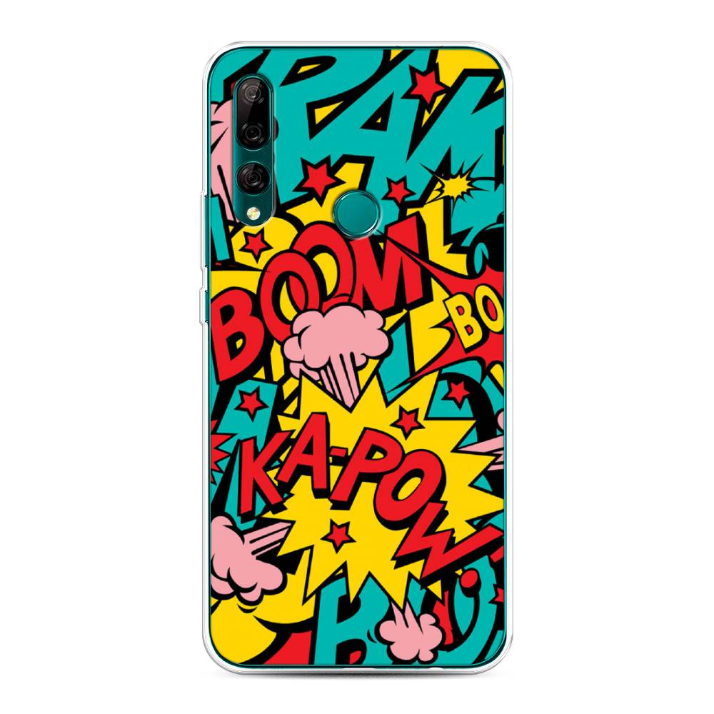 

Чехол Awog на Huawei Y9 Prime 2019 "Постер pop art", Голубой;желтый;красный, 611950-9