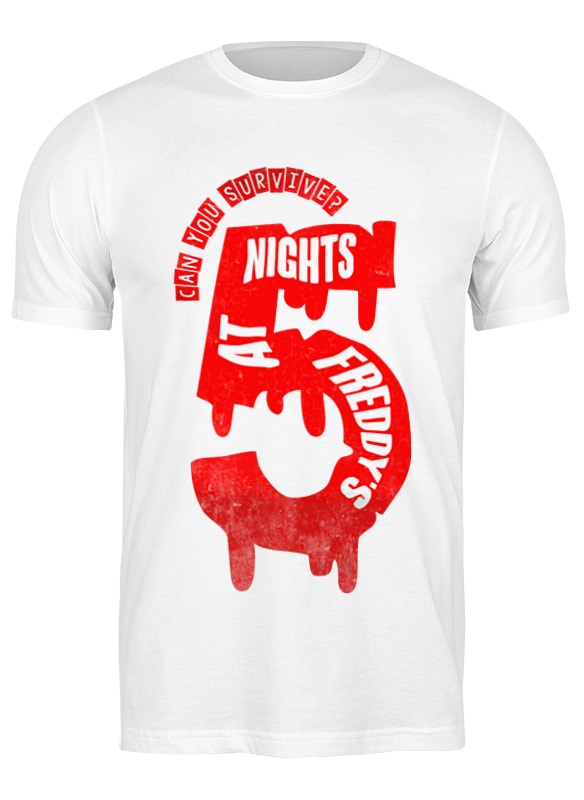 

Футболка мужская Printio Пять ночей у фредди (five nights at freddy’s) белая 2XL, Белый, Пять ночей у фредди (five nights at freddy’s)