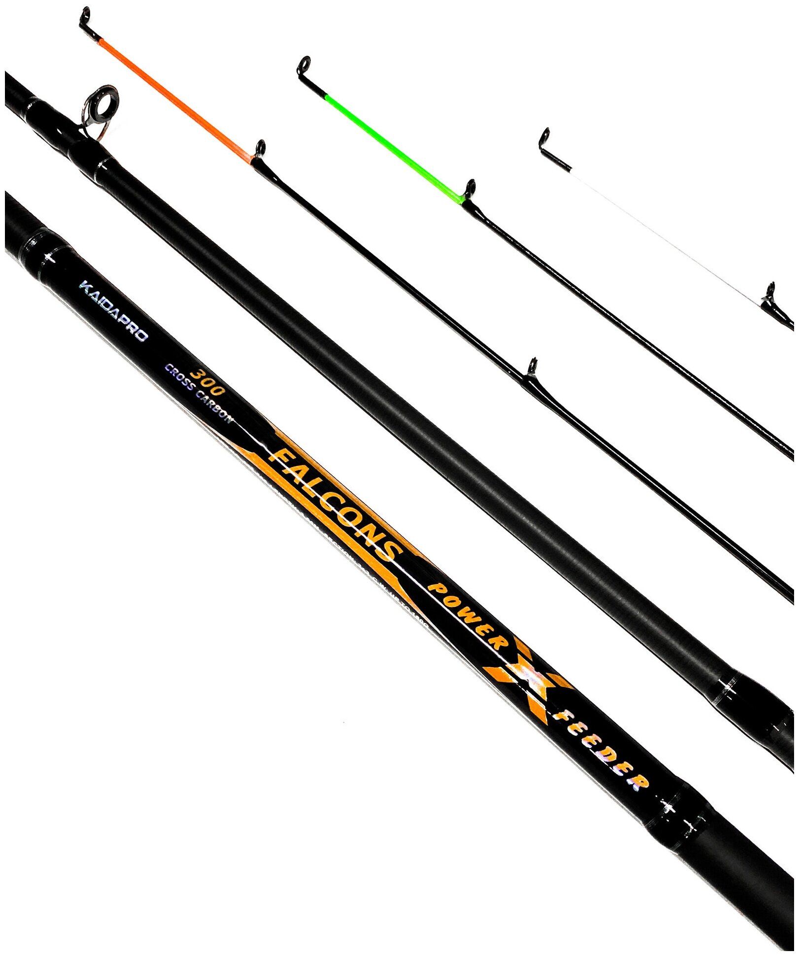 

Фидер KAIDA-PRO FALCONS 3.30м до 180гр