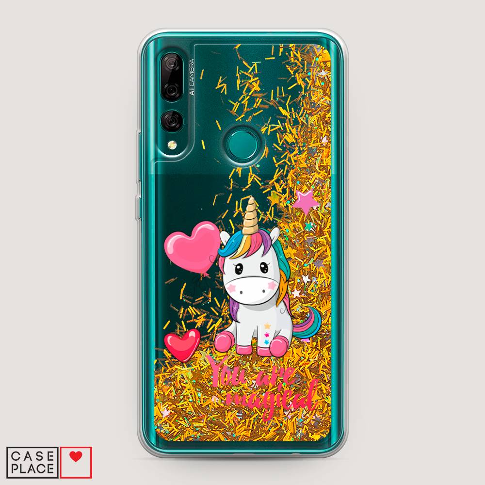 

Чехол Awog на Huawei Y9 Prime 2019 "Волшебная единорожка", Розовый;серый, 611990-1
