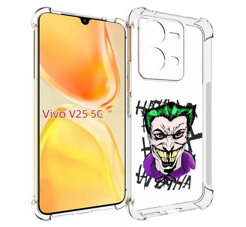 

Чехол MyPads Джокер-крейзи для Vivo V25 5G / V25e, Прозрачный, Tocco