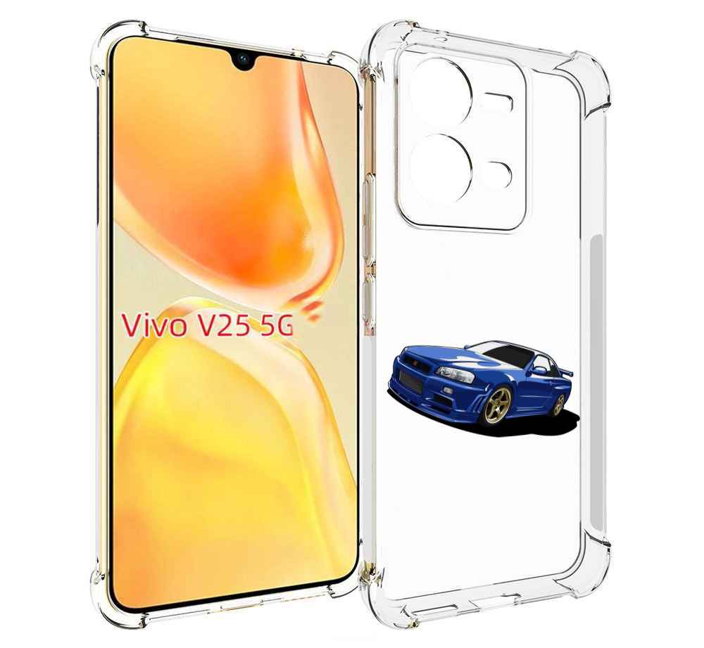 

Чехол MyPads Джитиэр для Vivo V25 5G / V25e, Прозрачный, Tocco