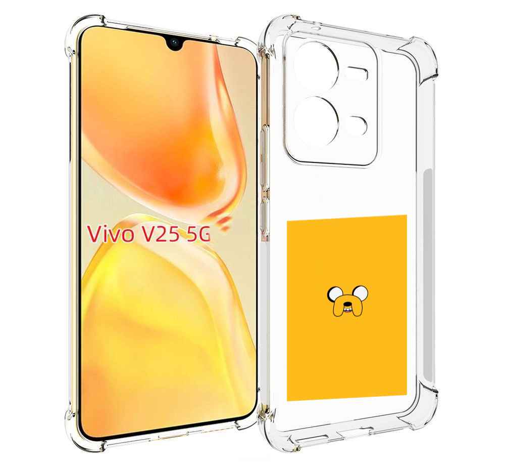 

Чехол MyPads Джейк-время-приключений для Vivo V25 5G / V25e, Прозрачный, Tocco