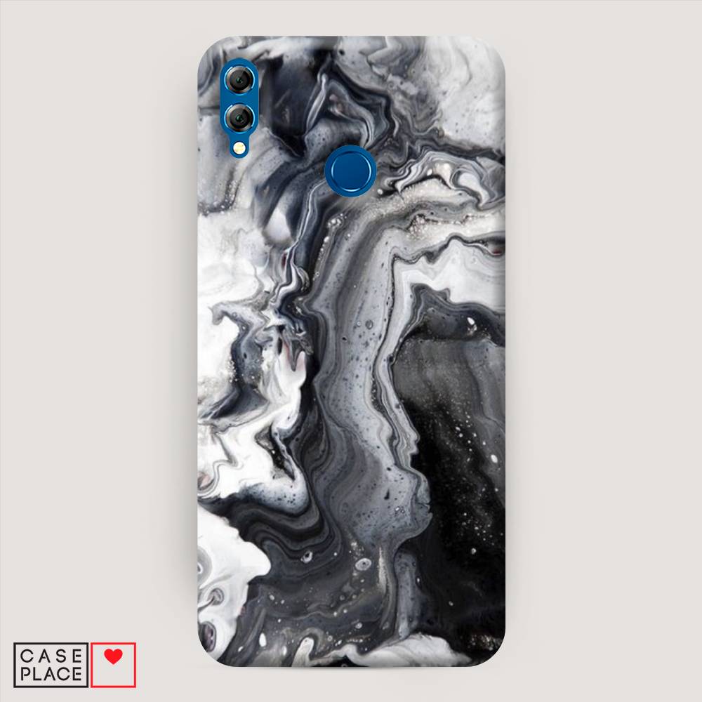 

Чехол Awog "Бело-черные сложные полосы" для Honor 8X, 66720-2