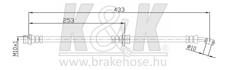 

Шланг Тормозной Передн Suzuki: Wagon R+ (Mm) 1.3 00- K&K арт. FT0088