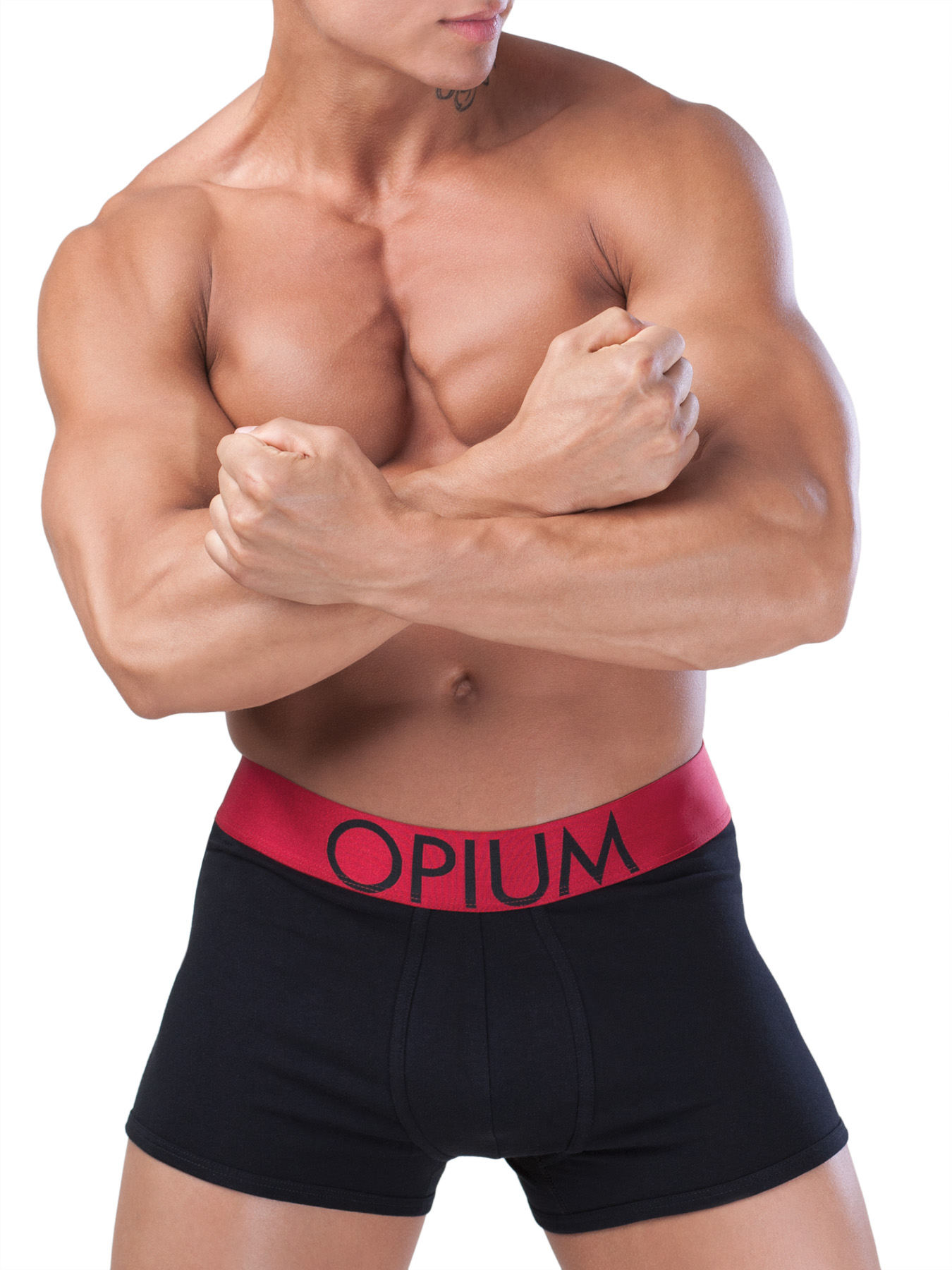 Трусы мужские Opium R78 черные 4XL