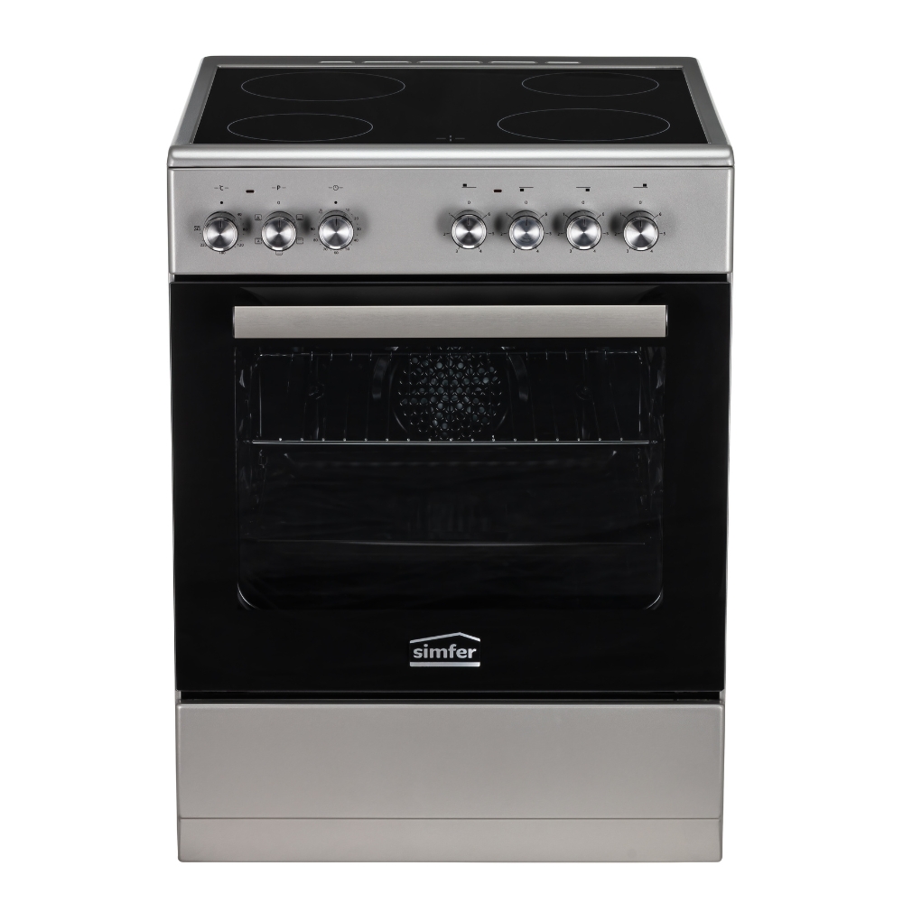 

Электрическая плита Simfer F66VM05017 серебристый, F66VM05017