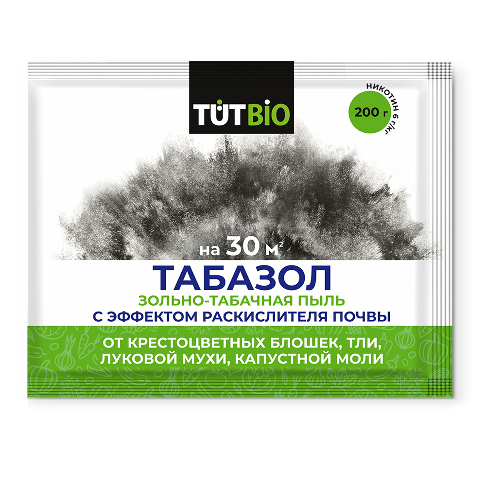 Средство от тли, щитовки, белокрылки и других вредителей ТУТ БИО Табазол 200 г