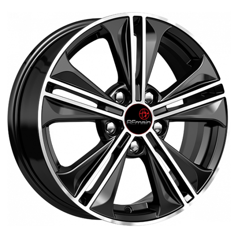 

Диск литой R16 6.5J 5x114.3/67.1 ET43 КИК Creta 778 алмаз черный 74259, КС778