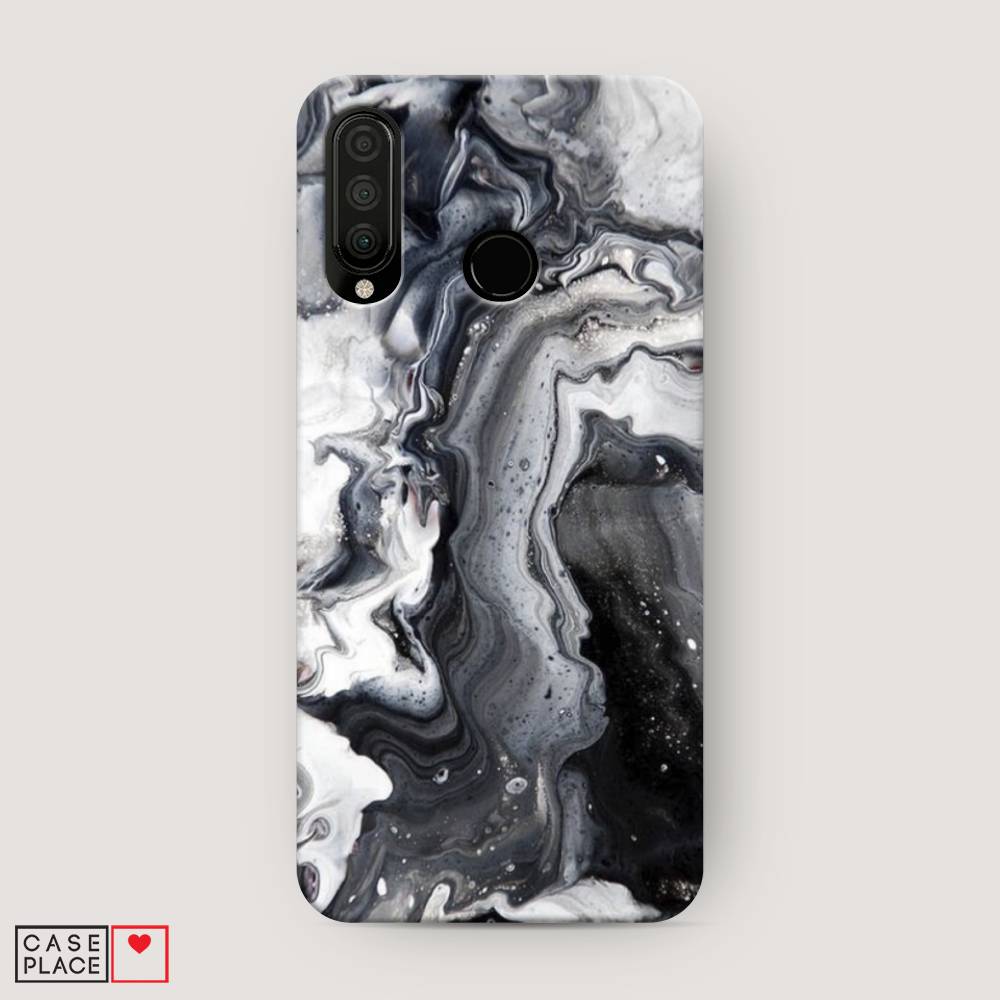 

Чехол Awog "Бело-черные сложные полосы" для Honor 20S