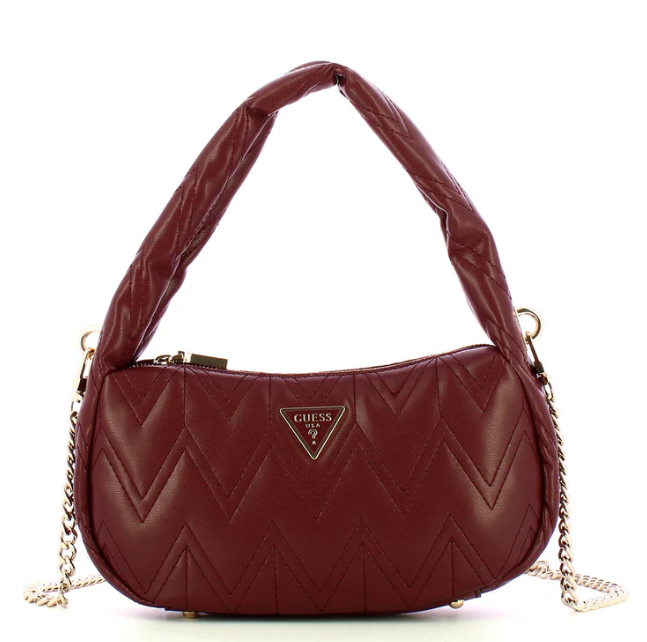 

Сумка хобо Guess для женщин, бордовая, HWQG9505180, Бордовый, HWQG9505180
