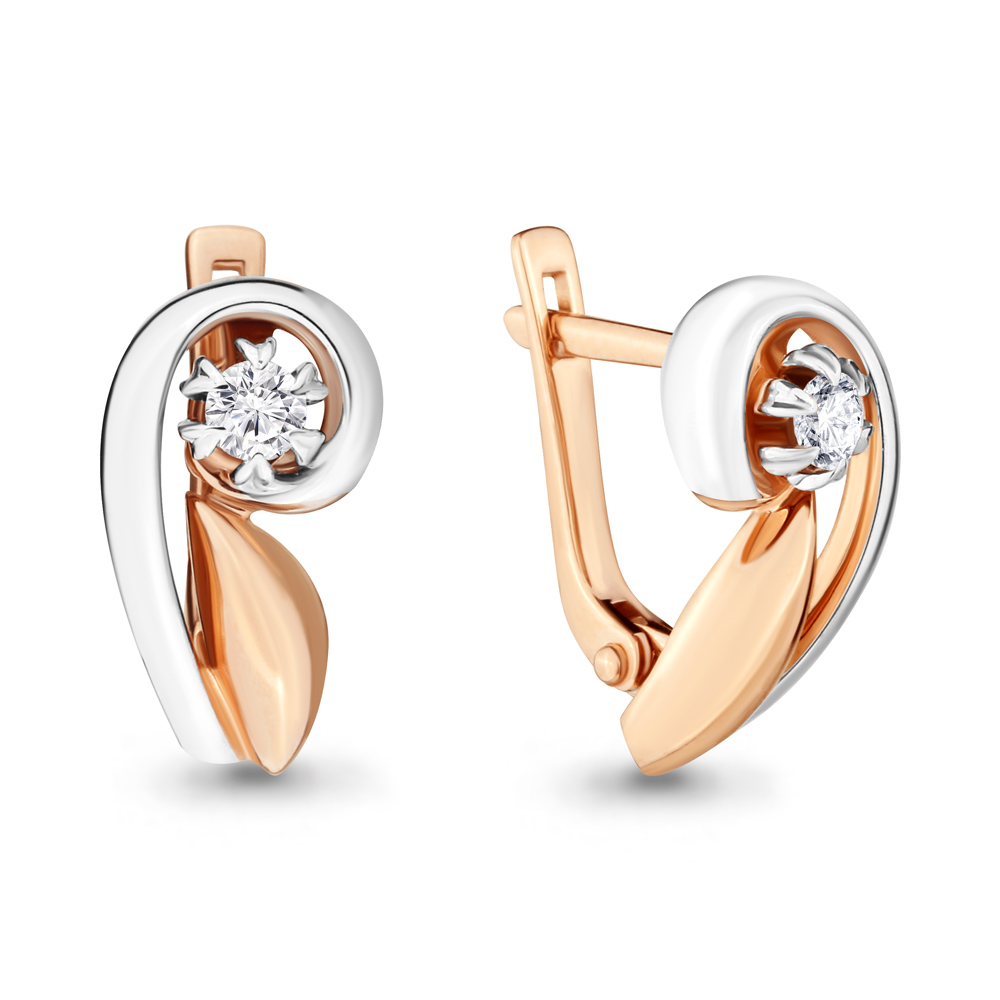 

Серьги из красного золота с бриллиантом Aquamarine Aquamarine 942135к_585_кз, 942135к_585_кз