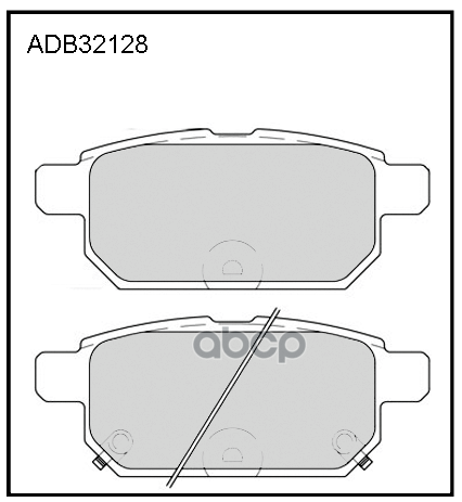 

Тормозные колодки ALLIED NIPPON задние ADB32128