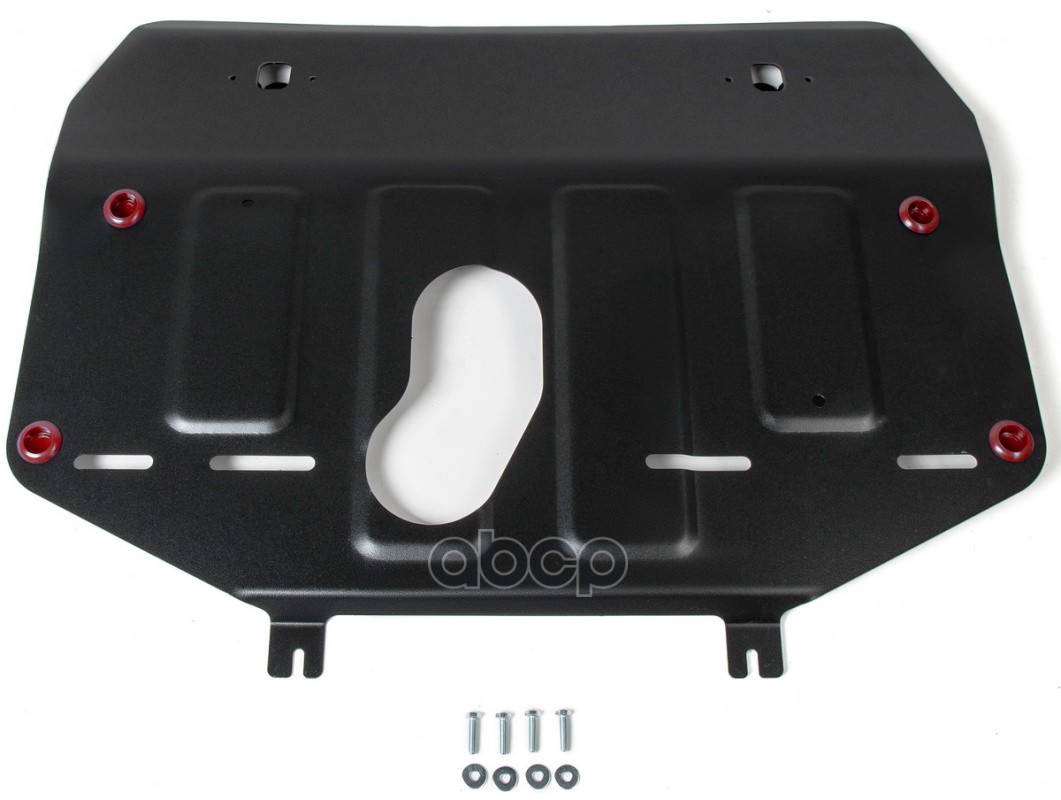 

Защита картера двигателя + КПП + комплект крепежа АвтоБРОНЯ, Сталь, Geely Atlas 2018-> Riv, 111019141