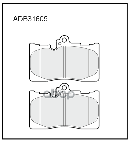 

Тормозные колодки ALLIED NIPPON передние ADB31605