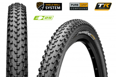 Покрышка велосипедная Continental Cross King 27.5x2.3 ShieldWall foldable 3/180Tpi 780гр