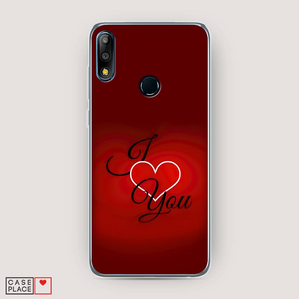 фото Чехол awog "i love you 3" для asus zenfone max pro (m2) zb631kl