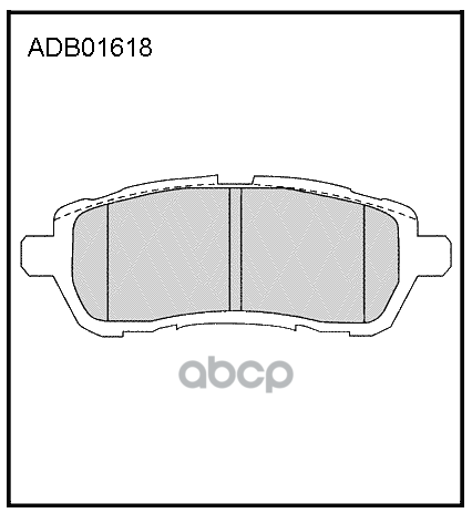 

Тормозные колодки ALLIED NIPPON передние ADB01618