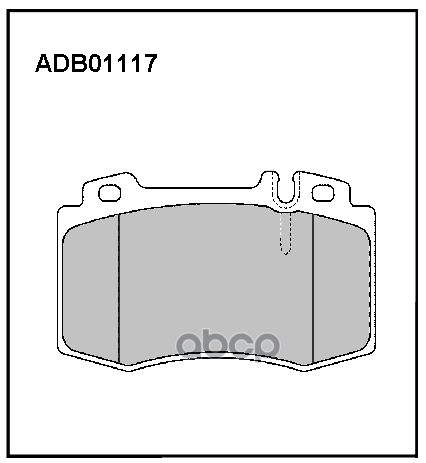 

Тормозные колодки ALLIED NIPPON передние ADB01117