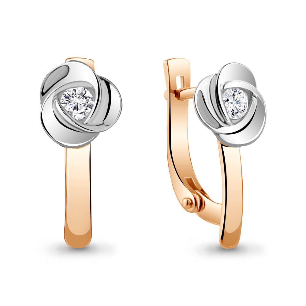 

Серьги из красного золота с бриллиантом Aquamarine Aquamarine 942127к_585_кз, 942127к_585_кз
