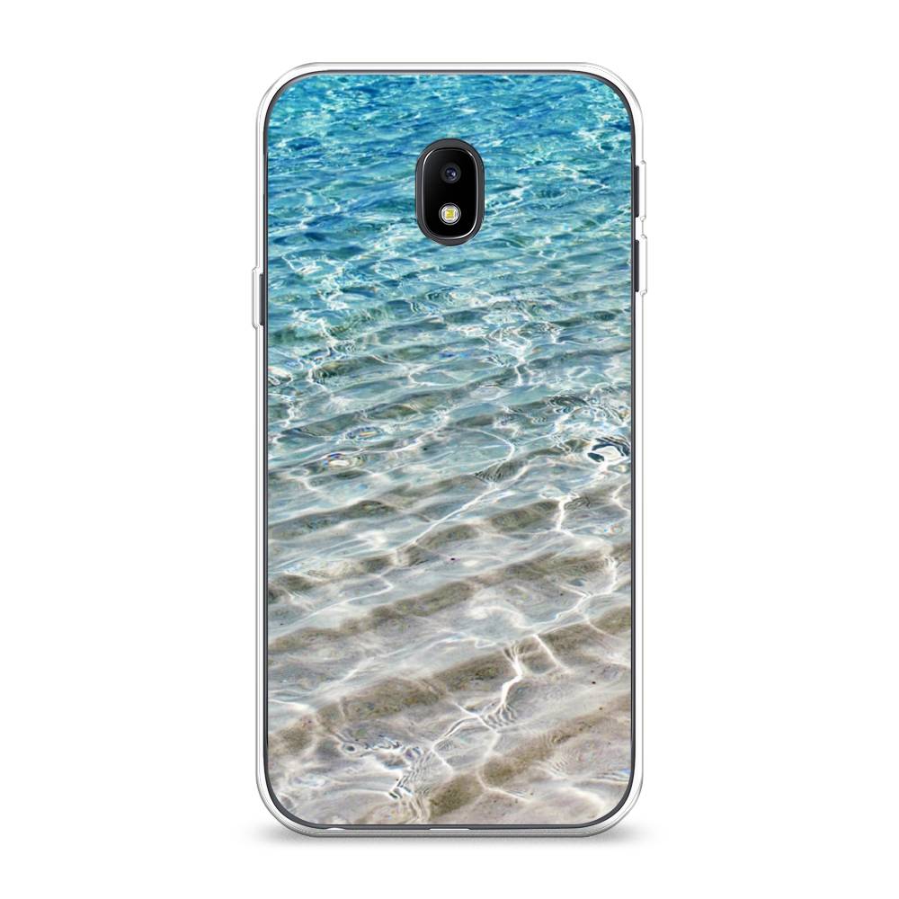 

Чехол Awog на Samsung Galaxy J3 2017 / Самсунг J3 2017 "Волны 10", Голубой, 22550-4