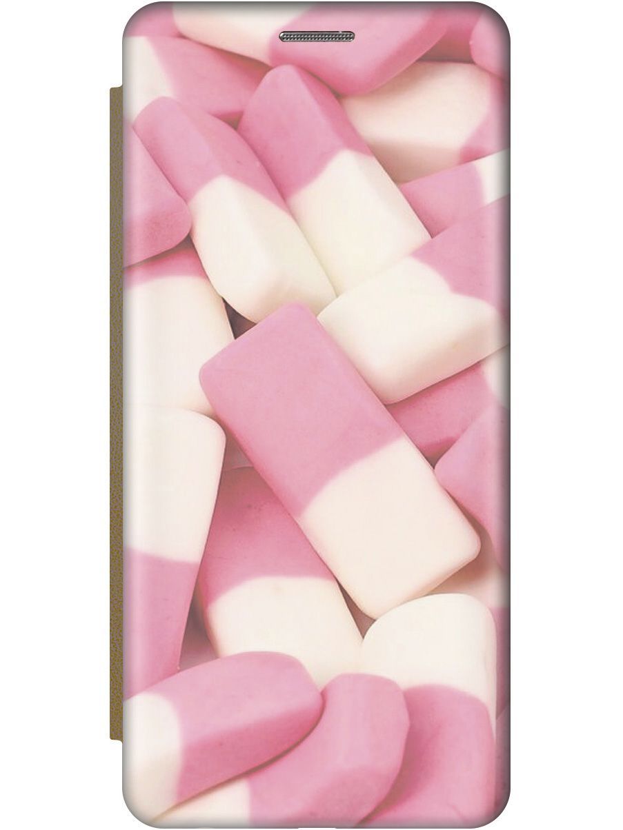 

Чехол на Xiaomi Redmi 12C "Бело-розовые мармеладки" золотистый, Белый;розовый, 158948
