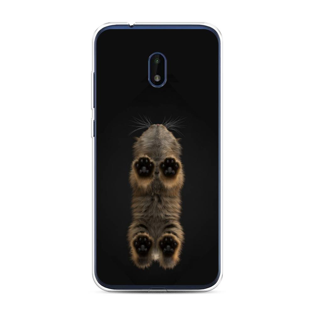 

Чехол Awog на Nokia C1 Plus / Нокиа C1 Plus "Кошачьи лапки", Черный, 124650-1