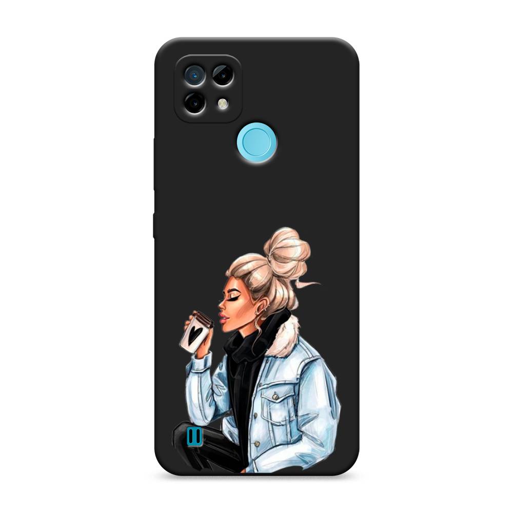 

Чехол Awog на Realme C21 "Cute girl", Разноцветный, 254952-1