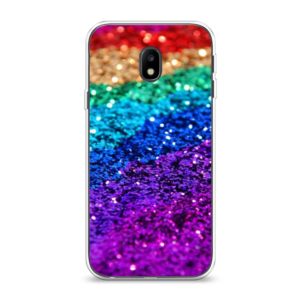 

Чехол Awog на Samsung Galaxy J3 2017 / Самсунг J3 2017 "Блестящая радуга рисунок", 22550-3