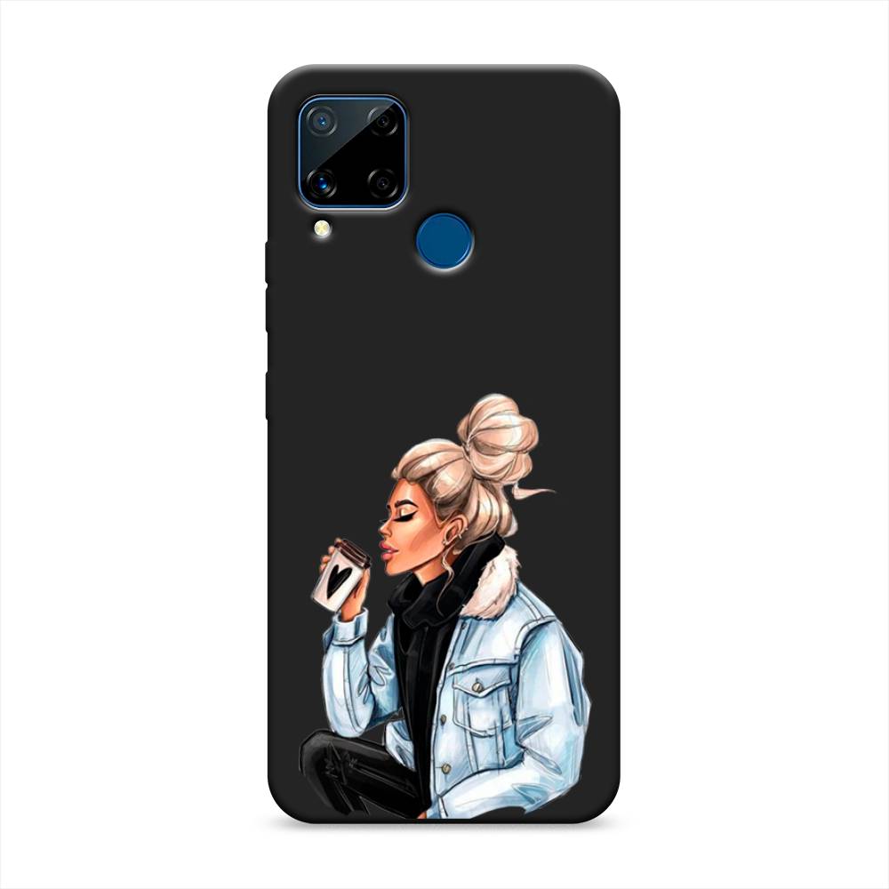 

Чехол Awog на Realme C15 "Cute girl", Разноцветный, 255052-1