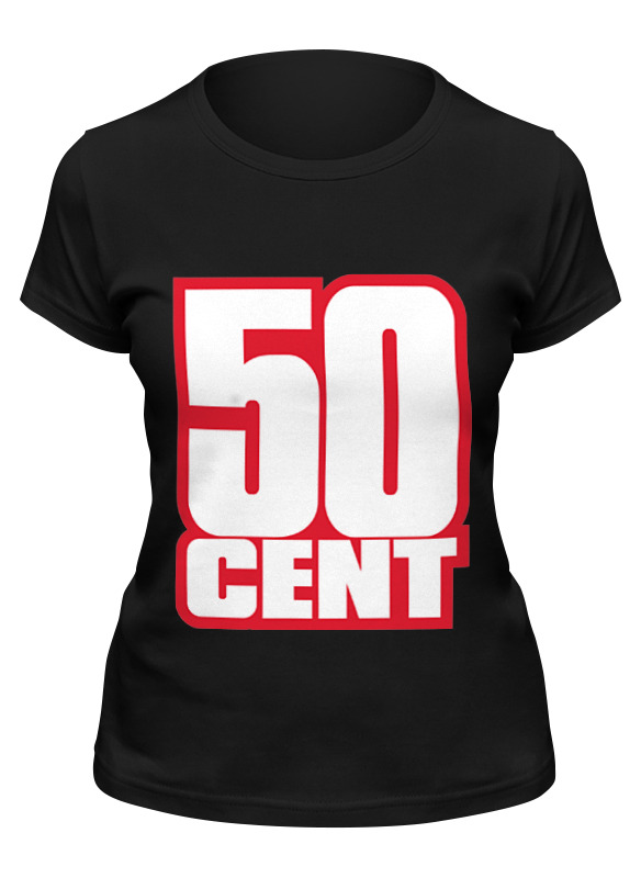 

Футболка женская Printio 50 cent (фифти) черная S, Черный, 50 cent (фифти)