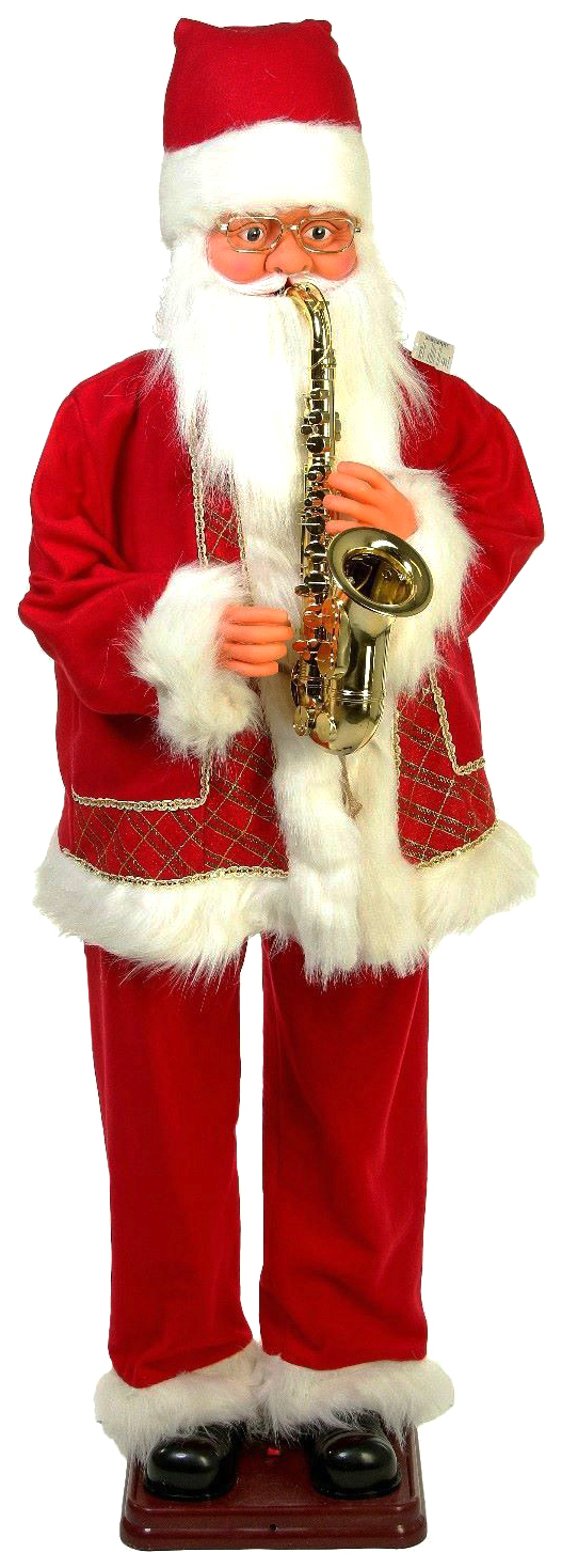 Кукла Дед Мороз - Музыкант (звук), 160 см